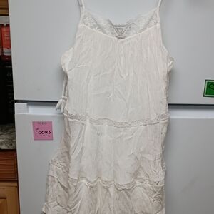 Wallflower Ivory Lace Accent Dress